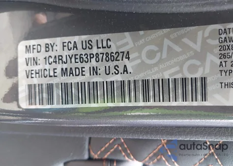 2023 Jeep Grand Cherokee 4Xe Summit from USA, damaged, VIN 1C4RJYE63P8786274
